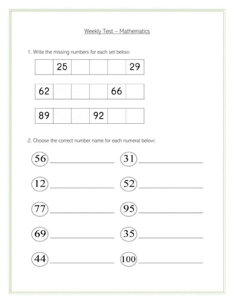 Week Test Mathe… | Math Worksheets | 521802 Week Test Mathe… | Math Worksheets | 521802