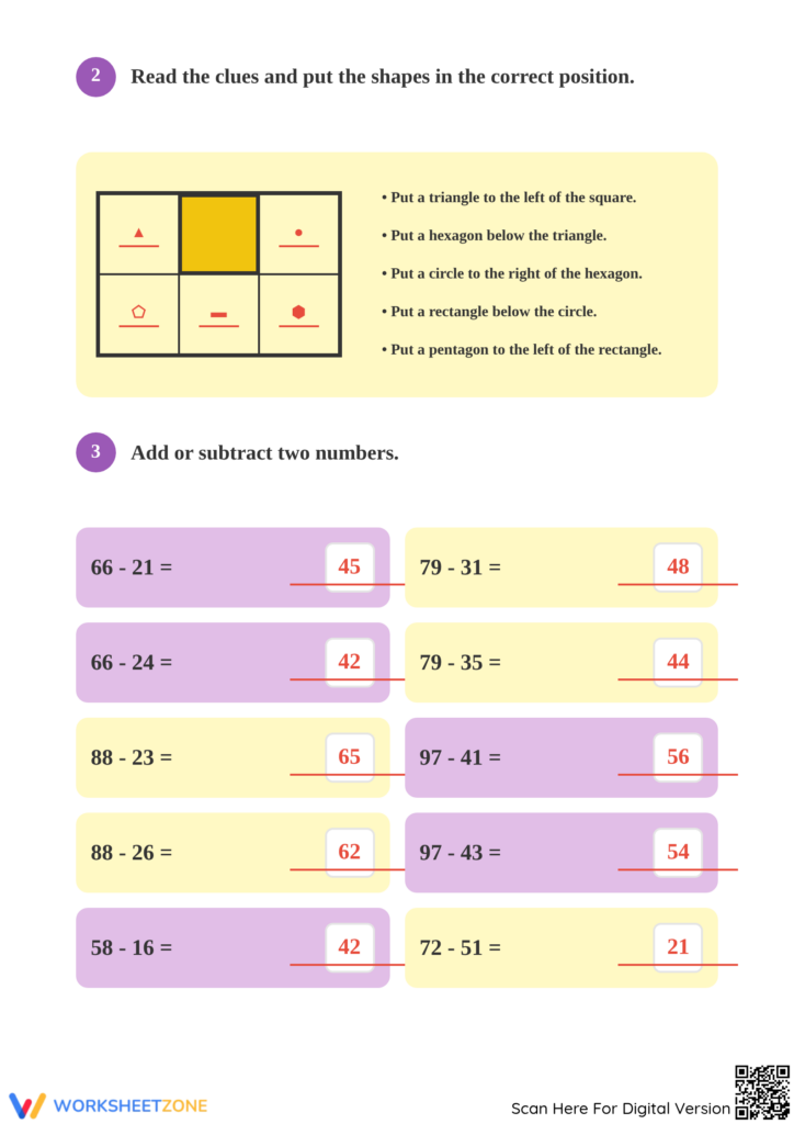 Printable Interactive Worksheet for G2 Edexcel W13 Interactive printable worksheet for G2 Edexcel W13 with shape positioning tasks