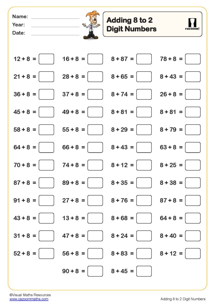 Year 2 Maths Worksheets Uk